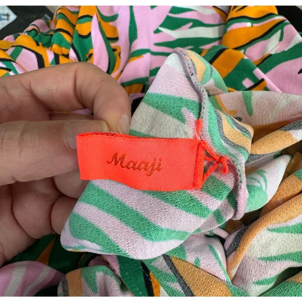 Maaji Pink Palm Mini Dress - Picture 3 of 6